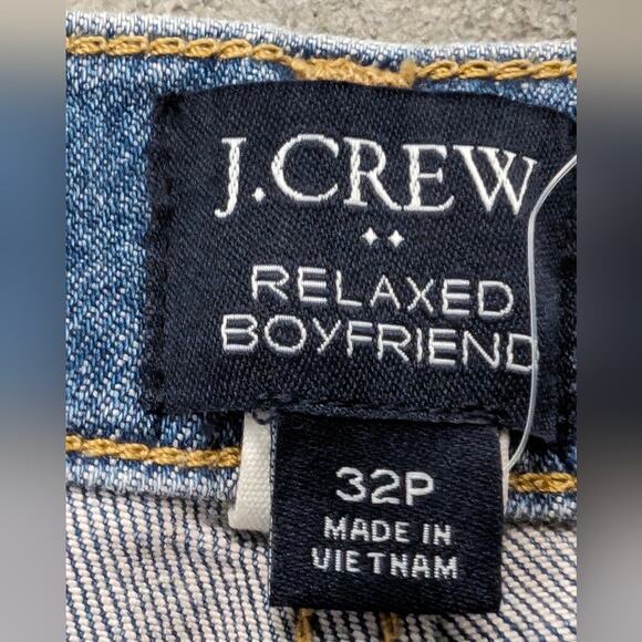 ·J Crew Relaxed Boyfriend Jeans, 32p - Picture 7 of 13